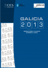 CES Galicia - Memoria sobre a situación económica e soclal de Galicia 2013
