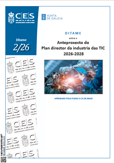  	Ditame sobre o anteproxecto de Plan director do sector da industria das TIC 2026-2028