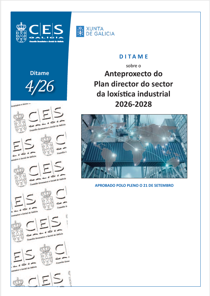 Ditame sobre o anteproxecto do Plan director do sector da loxística industrial 20262028